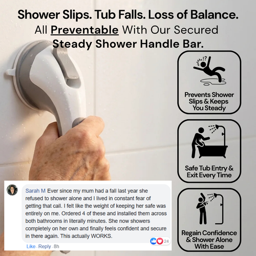 Steady Shower Handle Bar